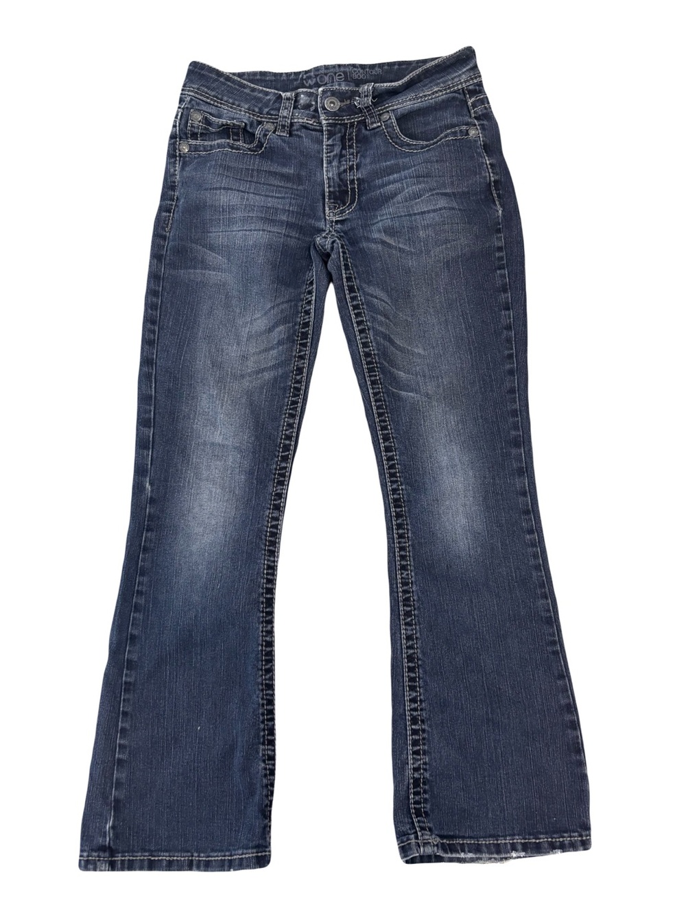 Y2K Warehouse Dark Blue Flare Jeans
